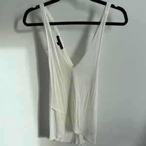 Banana Republic White Sleeveless Top
